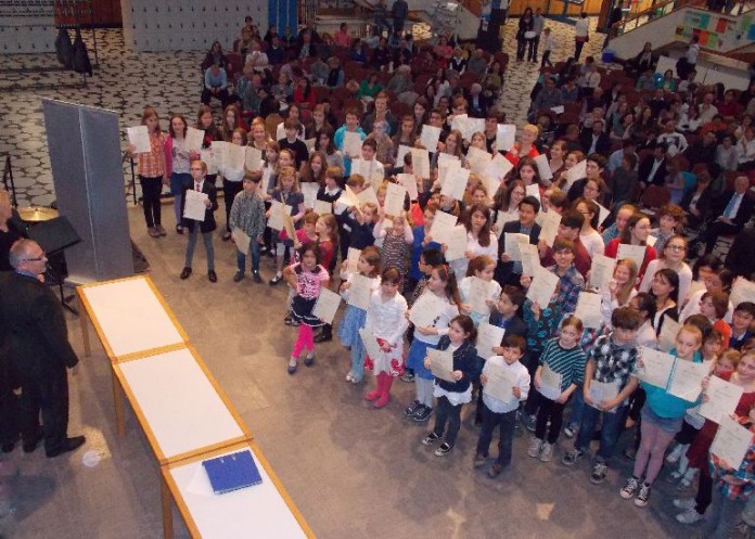 Die Gewinner aus dem Landkreis Bad Dürkheim beim Regionalwettbewerb „Jugend musiziert“.